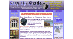 Desktop Screenshot of easyupshade.com