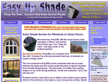 Tablet Screenshot of easyupshade.com